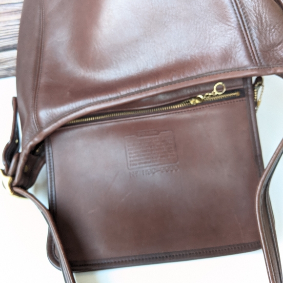Vintage Coach Duffle 9060 Sac a dark brown Shoulder Bag - Picture 12 of 12
